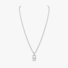 So Move pavé pendant necklace So Move natural titanium diamond pendant necklace