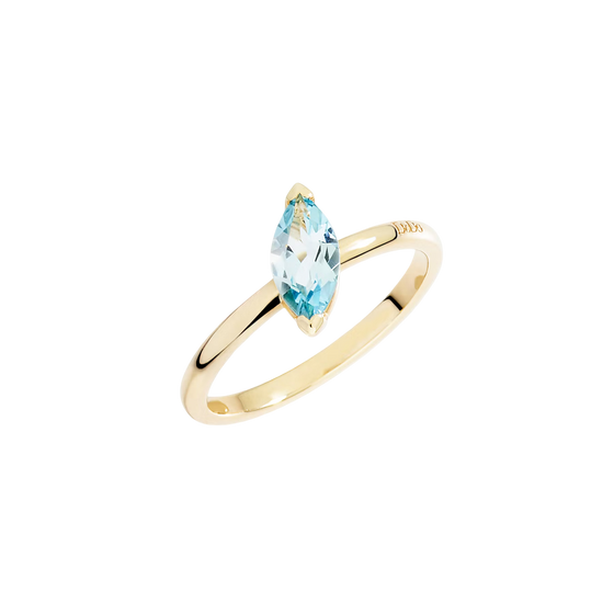 Bague Taille Princesse En Topaze Sky