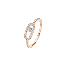  Move Uno Pavé Pink Gold Diamond Ring