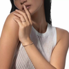 Move Uno pavé ring, small model Pink gold diamond pavé ring Move Uno