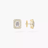 Boucles d'oreilles Joy taille émeraude, petit modèle