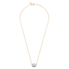 Necklace, Grey Moonstone, Yellow Gold