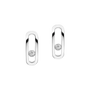 Move Uno earrings White Gold Diamond Earrings