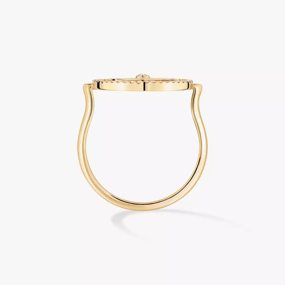 Lucky Move SM Yellow Gold Diamond Ring