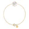 Bracelet, Nacre Blanche, Or Jaune