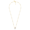 Collier, Nacre Blanche, Or Jaune