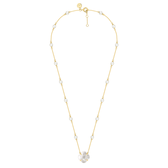 Necklace, Mother Of Pearl, Yellow Gold