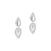 Fiery drop earrings