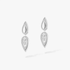 Fiery drop earrings