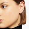 Rose Gold Hoop Charm Holder Earring