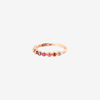 Rose Gold & Coloured Stone Bollicine Ring