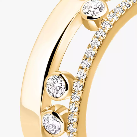 Bague Move Romane Bague Diamant Or Jaune