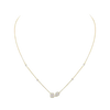 My Twin Toi & Moi Yellow Gold Diamond Necklace