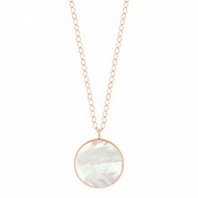  Collier or rose nacre blanche