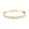 Move Noa pavé bracelet, medium model Move Noa diamond bangle bracelet in yellow gold