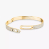Move Noa pavé bangle Yellow Gold Diamond Bracelet