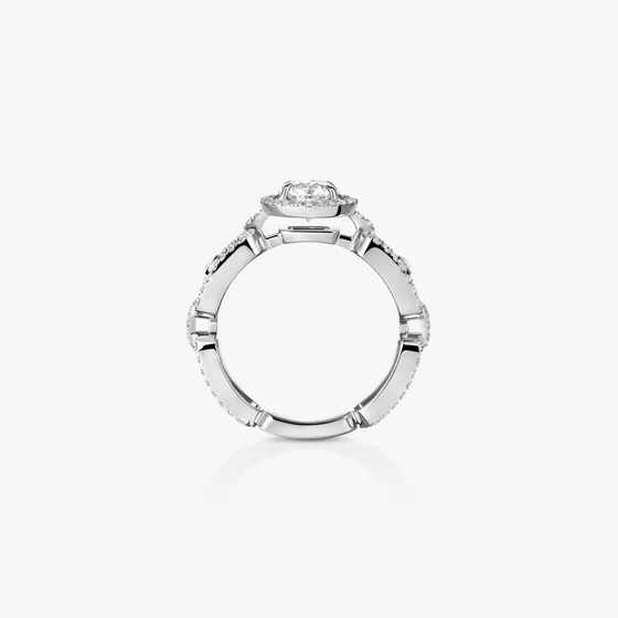 Move Link Solitaire 0.70ct White Gold Diamond Ring