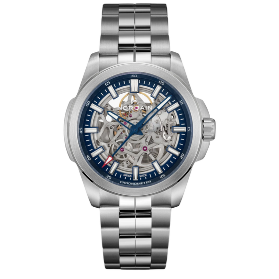 Independence Skeleton 42mm Blue