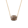 Collier, Quartz Fume, Or Jaune