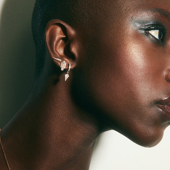 Stud Anyway Drop Diamonds & Rose Gold