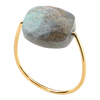 Ring, Labradorite, Yellow Gold