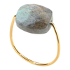 Bague, Labradorite, Or Jaune
