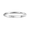 Moderniste bracelet, medium model Moderniste bracelet in 18-karat white gold, set with a brilliant-cut diamond. Mirror-polish finish on the outer surface.