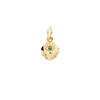 Pendentif Dé Or Jaune Et Tsavorite
