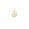 Yellow Gold Dice Charm & Tsavorite