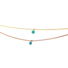  Suspended Turquoise Pearl Charm