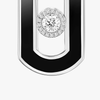 So Move onyx drop earrings So Move earrings in 18-karat white gold and onyx with pavé diamonds, set with a central brilliant-cut moving diamond and elevated by a diamond entourage.