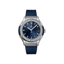  Classic Fusion Titanium Blue Diamonds
