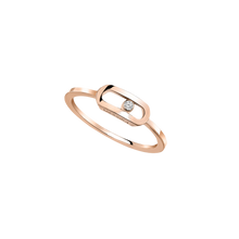  Pink Gold Diamond Ring Gold Move Uno