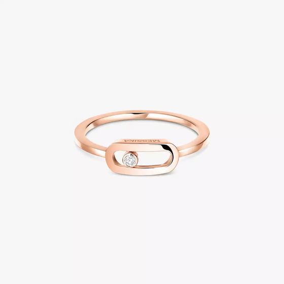 Gold Move Uno Pink Gold Diamond Ring
