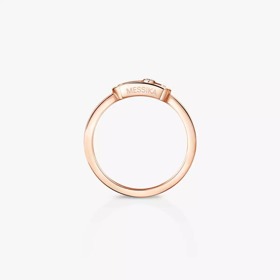 Gold Move Uno Pink Gold Diamond Ring