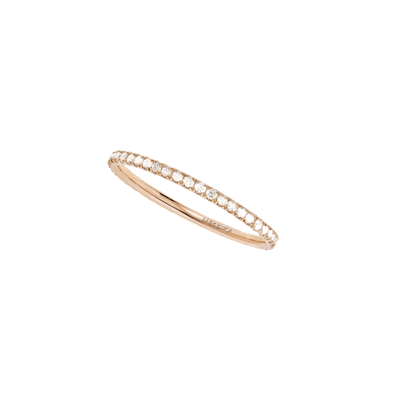 Pink Gold Diamond Ring Gatsby XS Wedding Ring