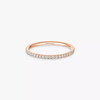 Gatsby XS Wedding Ring Pink Gold Diamond Ring