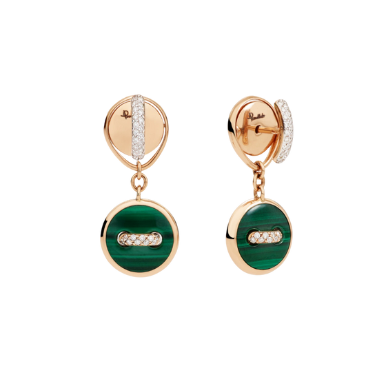 Boucles D'oreilles Réversibles Pom Pom Dot