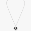 Collier Diamant Or Blanc Lucky Move MM Onyx