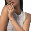 Skinny 0.80ct Pink Gold Diamond Bracelet