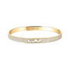 Move Noa SM Pavé Bangle Yellow Gold Diamond Bracelet