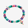 Rondelle Bracelet In Silver & Recycled Plastic