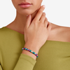 Rondelle Bracelet In Silver & Recycled Plastic