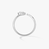 Joy heart-cut solitaire ring, small model