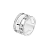Move Romane half pavé ring, large model