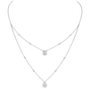 Collier 2 rangs My Twin 0,40ct x2 Collier Diamant Or Blanc