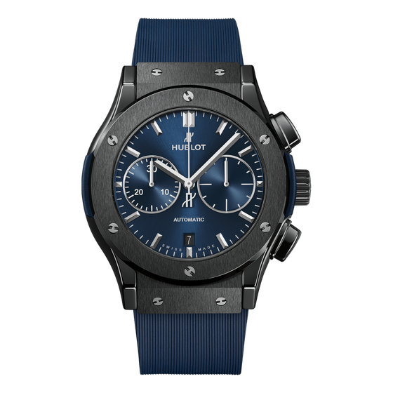 Classic Fusion Ceramic Blue Chronograph