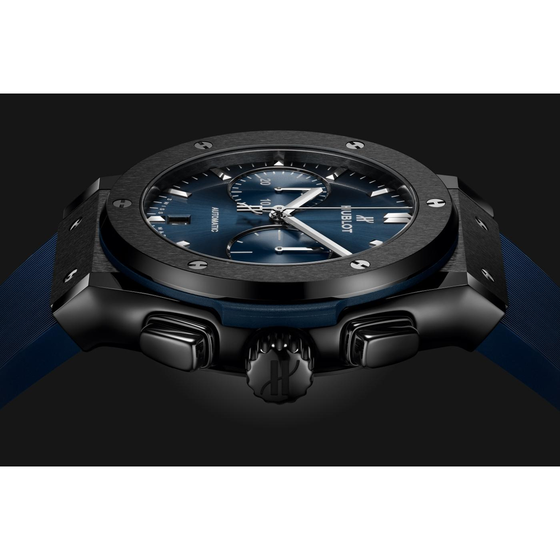 Classic Fusion Ceramic Blue Chronograph