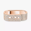 Move Noa two-finger chiseled ring