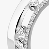 Move Romane half pavé ring, small model